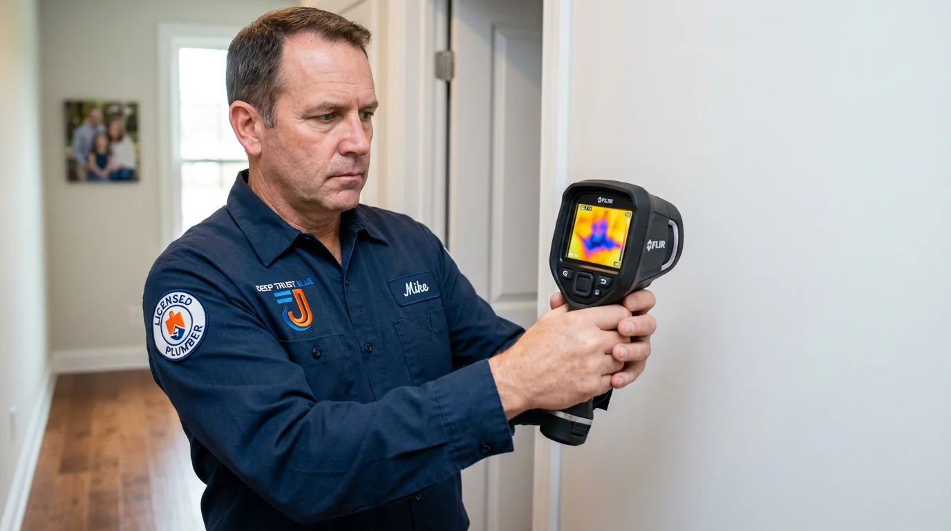Thermal imaging leak detection by Johns Plumbing LLC in Piggott